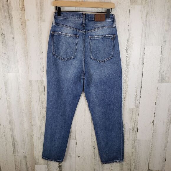 Madewell The Mom Jeans Preppy Classic Sz 27 - Picture 7 of 11
